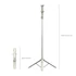 Kép 9/9 - SmallRig Portable Selfie Stick Tripod ST-25 White 4730
