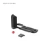 Kép 3/6 - SmallRig L-Shape Mount Plate with Silicone Handle for FUJIFILM X-T50(Black) 4783B