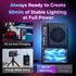 Kép 6/9 - SmallRig RM 25C mini LED Video Light (Black) 5357