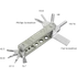 Kép 4/6 - SmallRig 2713 Universal Folding Multi Tool